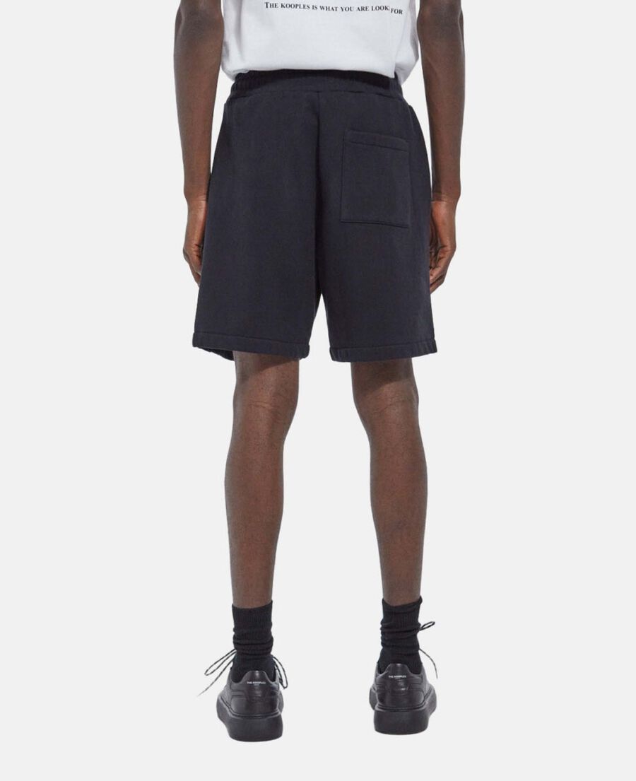 fleece shorts with small logo