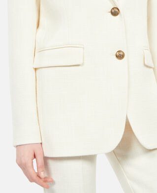 The Kooples F ECRU ecru suit jacket