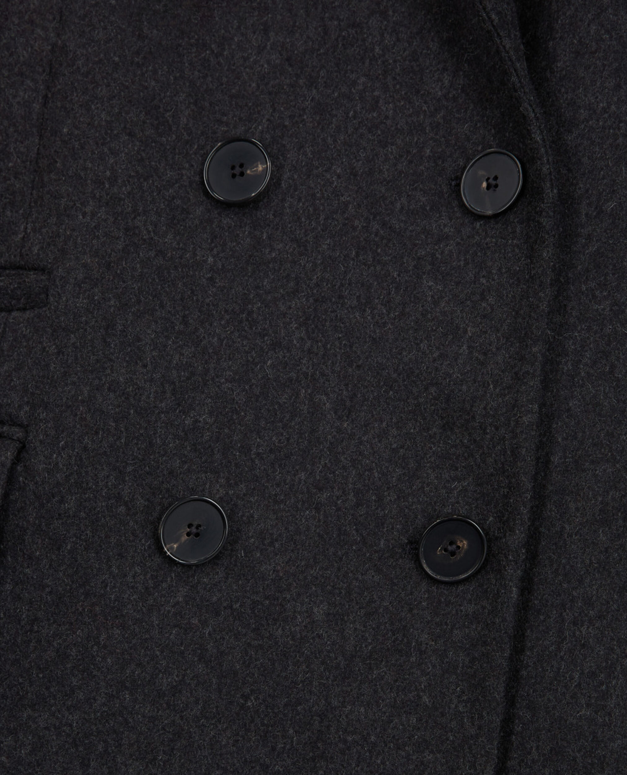 Manteau en laine gris, GREY, hi-res image number null