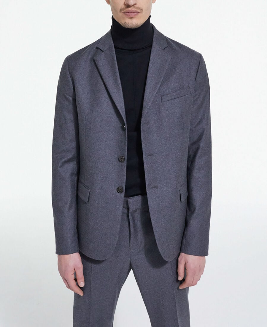 The Kooples HOMBRE GREY chaqueta traje lana gris