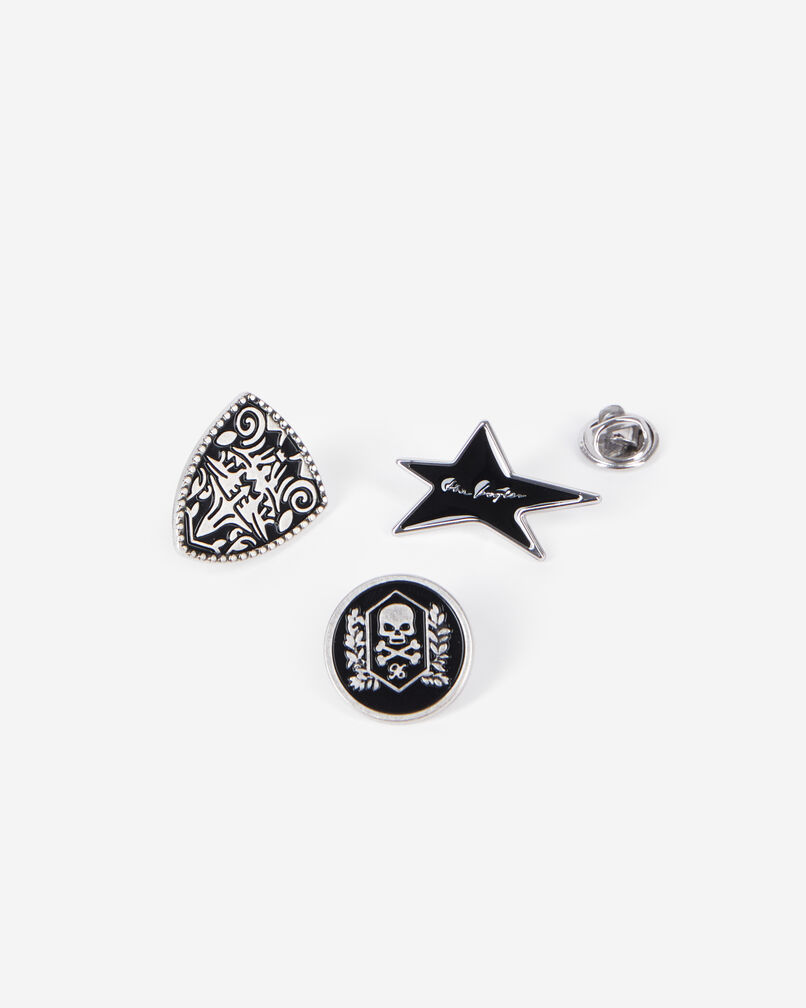 The Kooples MIXED ANTIC SILVER pins set