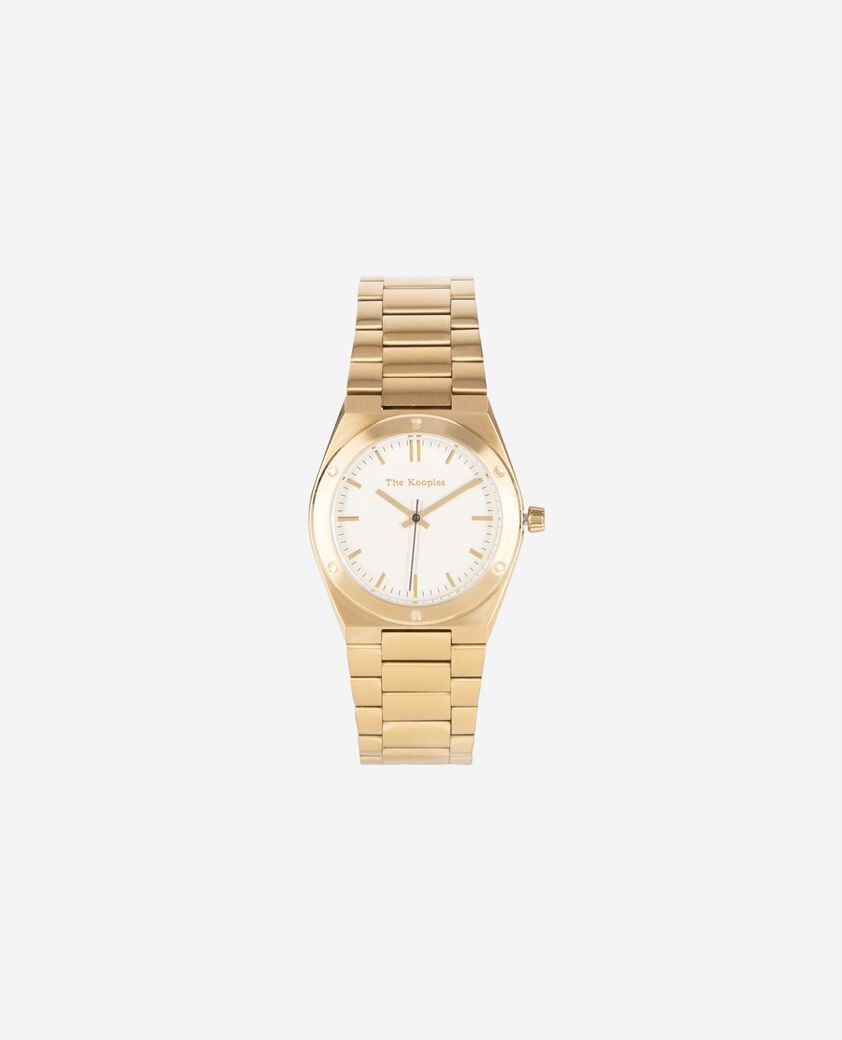 The Kooples MIXED GOLD watch with the kooples in gold