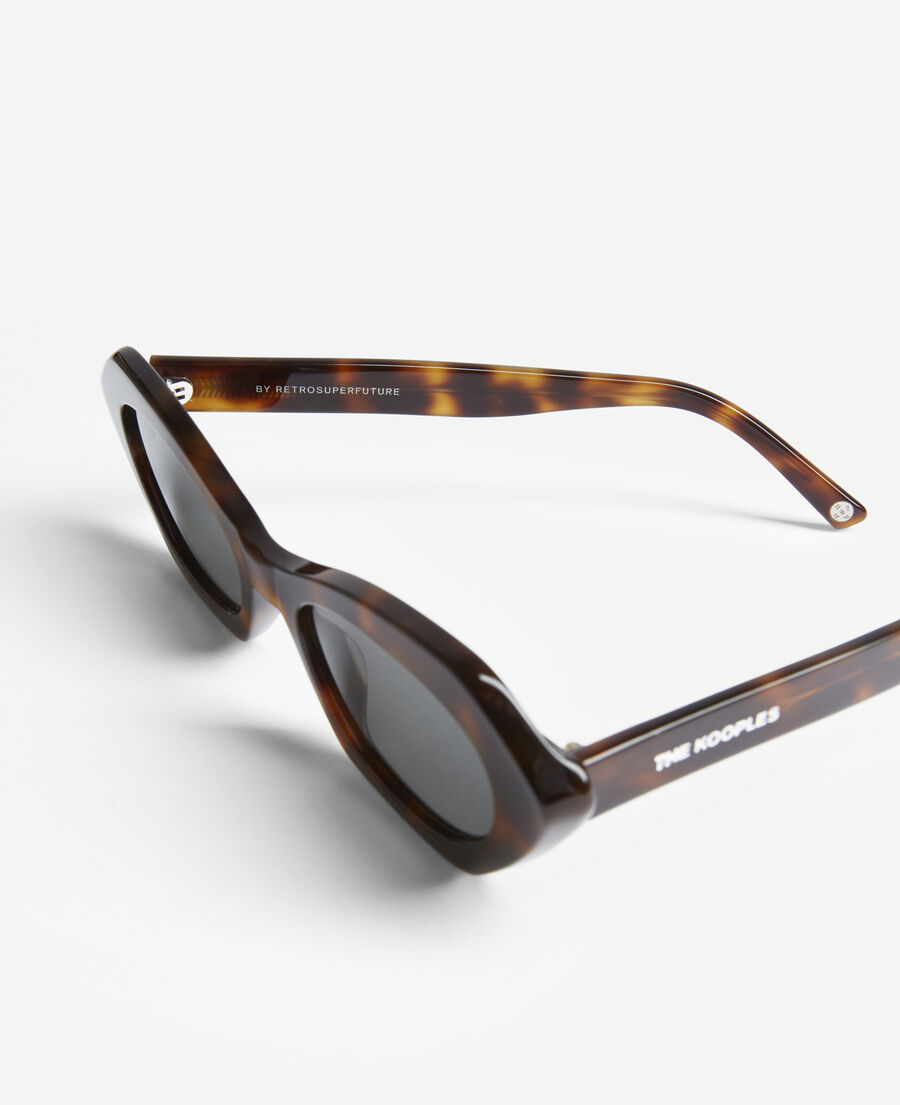 brown tortoiseshell cat eye sunglasses