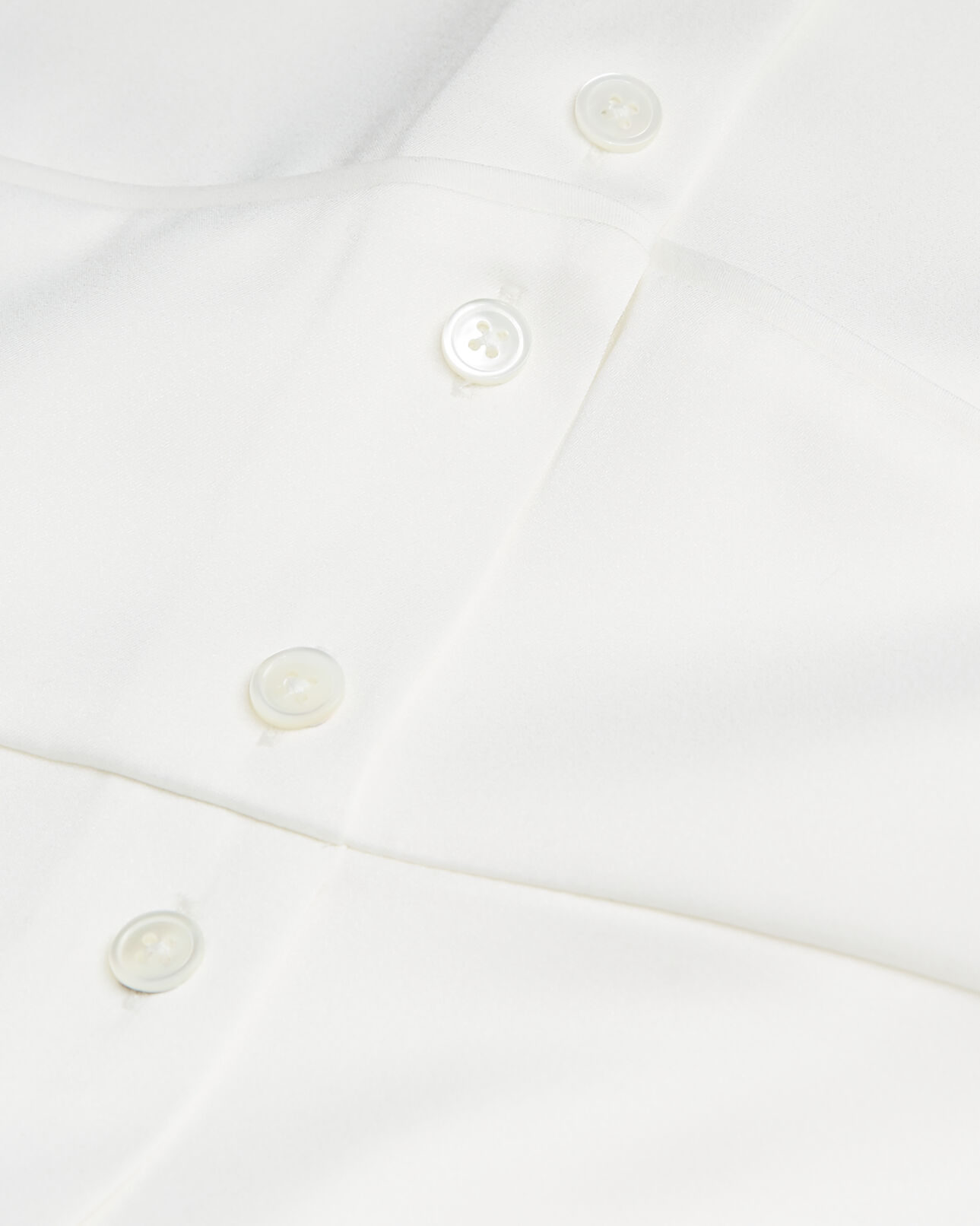 The Kooples F ECRU long white dress with buttoning