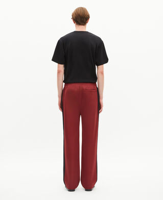 The Kooples MEN BURGUNDY wide burgundy jogging bottoms