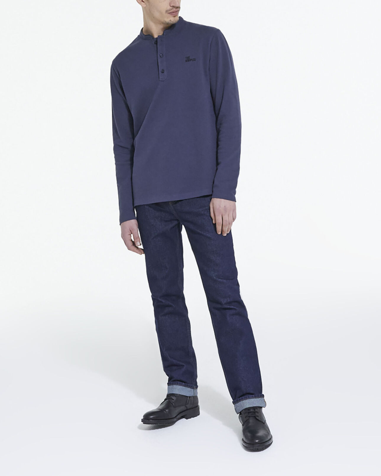 The Kooples MEN NAVY navy blue polo