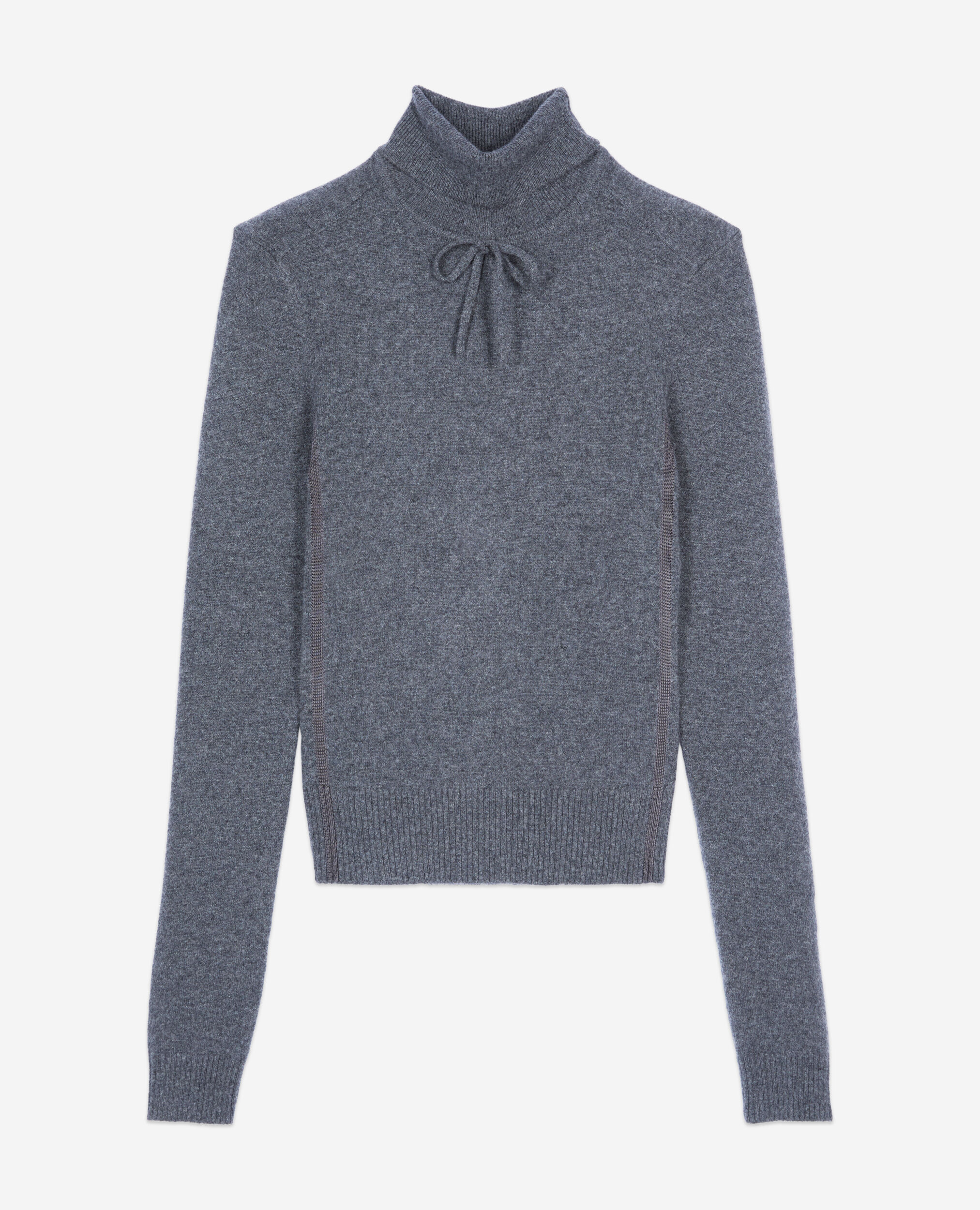Pull en cachemire gris, ANTHRACITE MELANGE, hi-res image number null