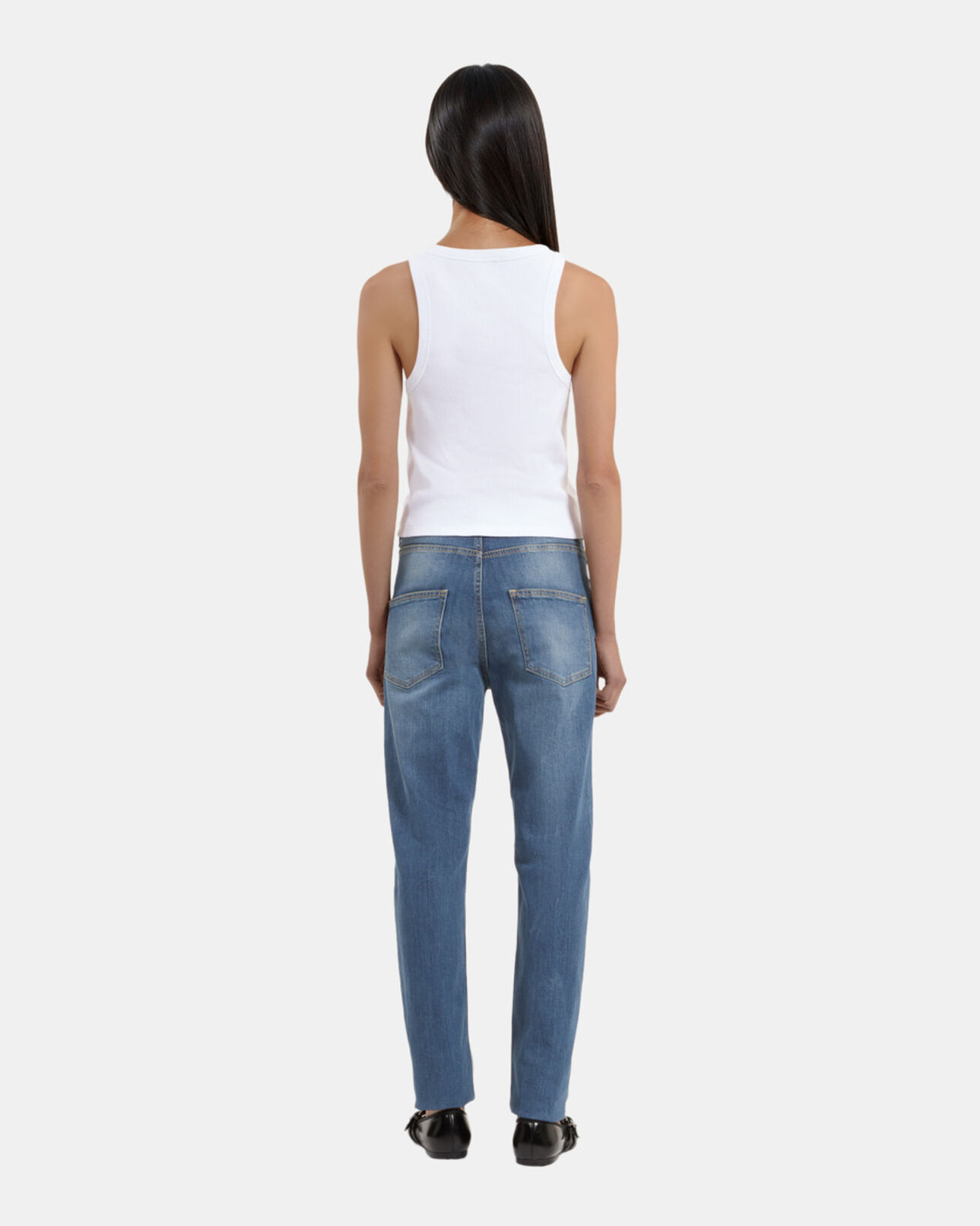 The Kooples FEMME MEDIUM BLUE jean slim bleu