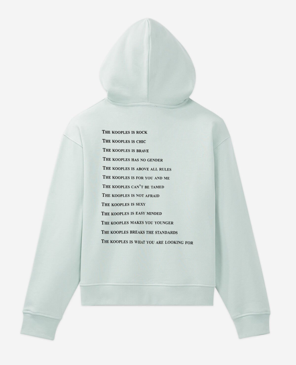 Sweat bleu capuche What is The Kooples
