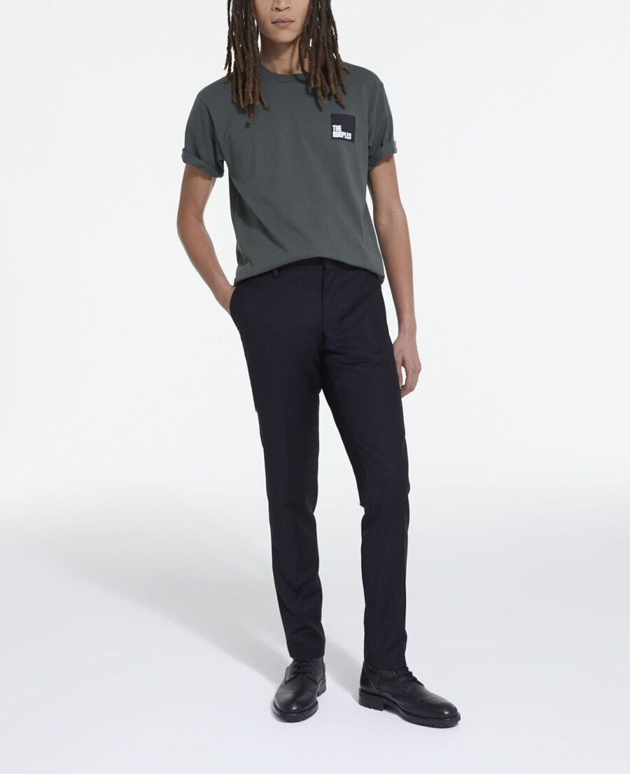 green t-shirt