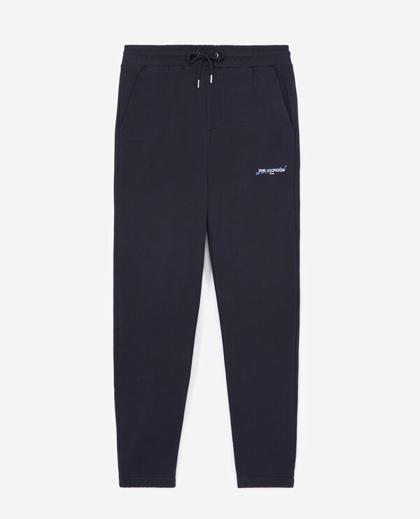 navy jogging suit with print what is