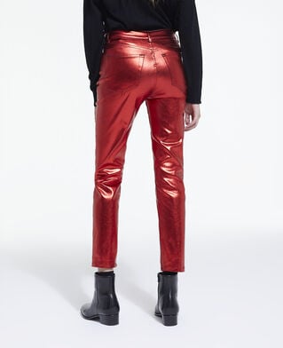 The Kooples FEMME TANGO RED jean slim rouge