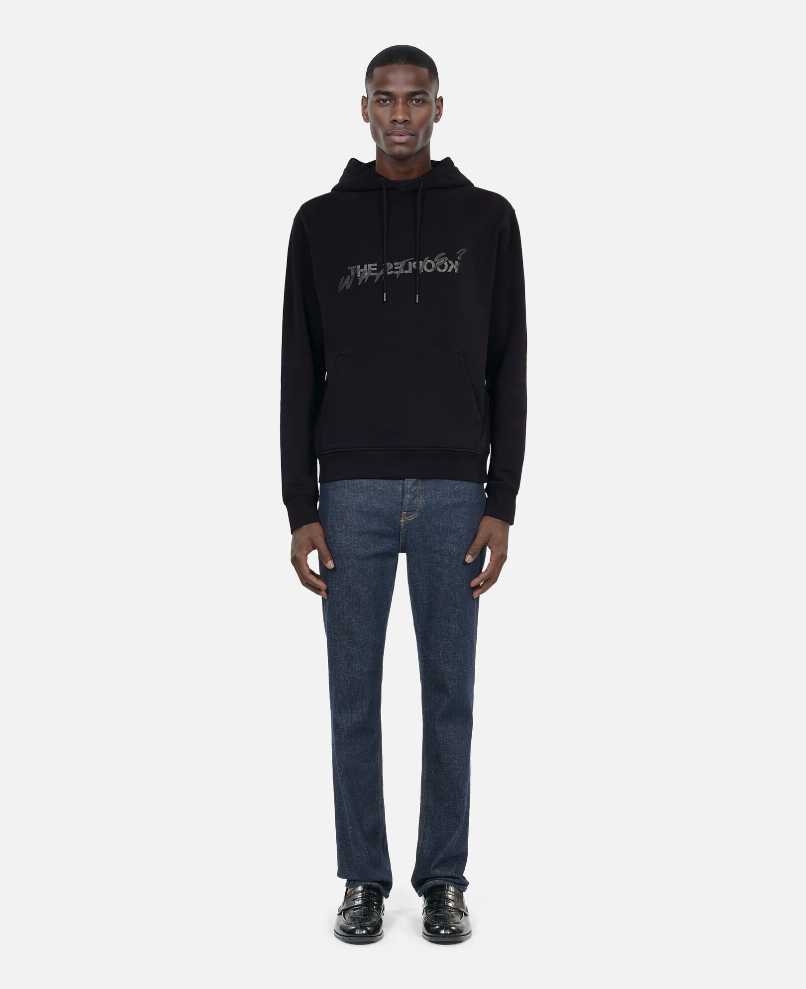 The Kooples HOMME BLACK sweatshirt à capuche what is noir