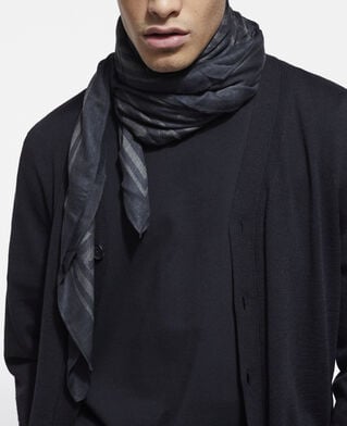 The Kooples MIXTE KAKI foulard en cachemire imprimé