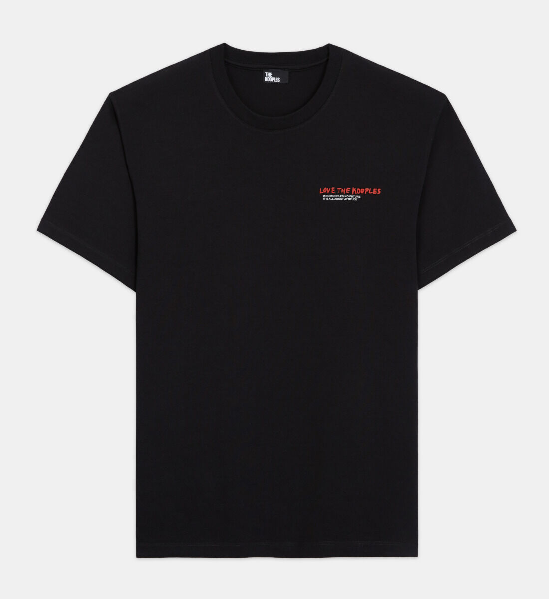 Schwarzes T Shirt Herren I love Kooples