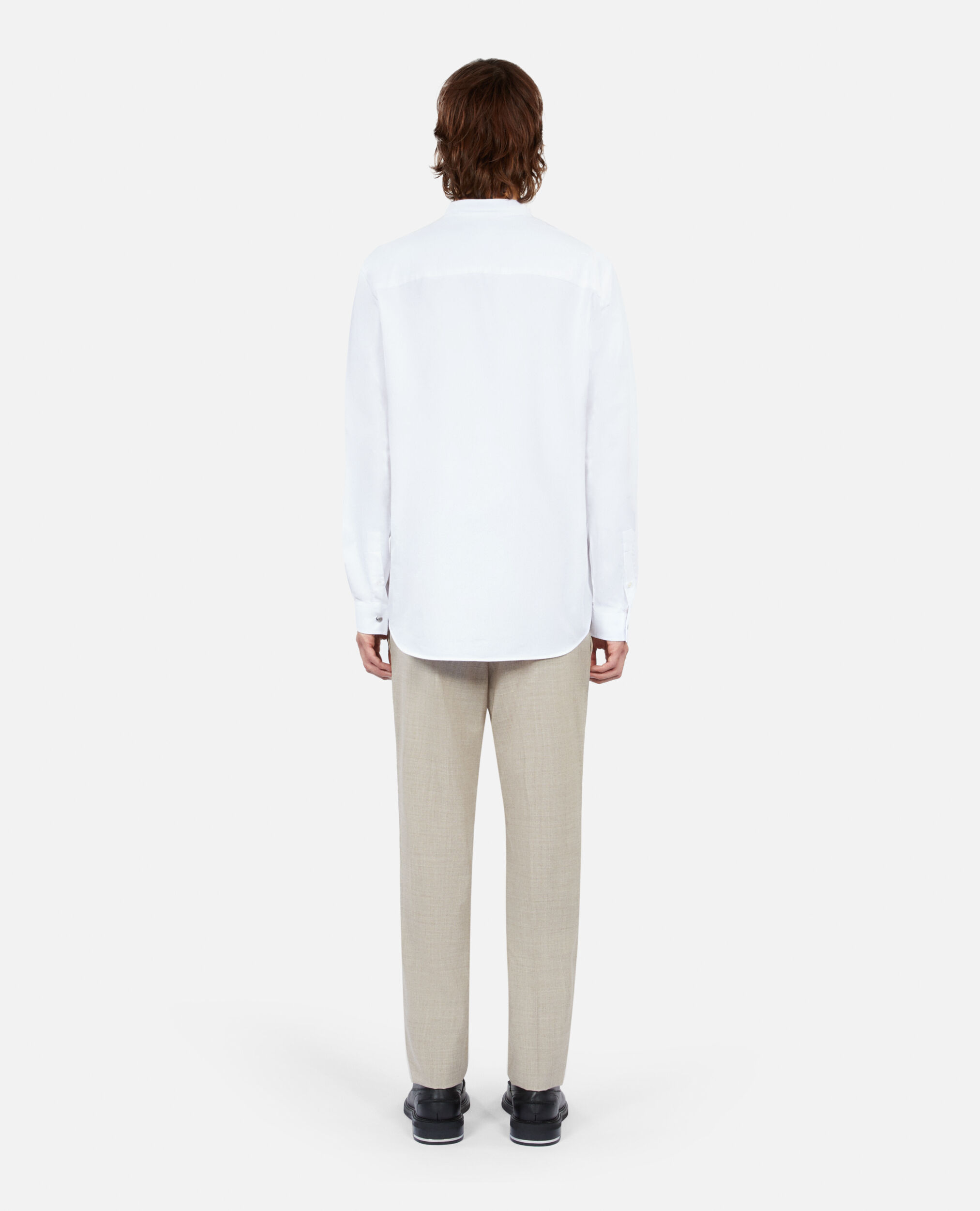 White Oxford shirt, WHITE, hi-res image number null