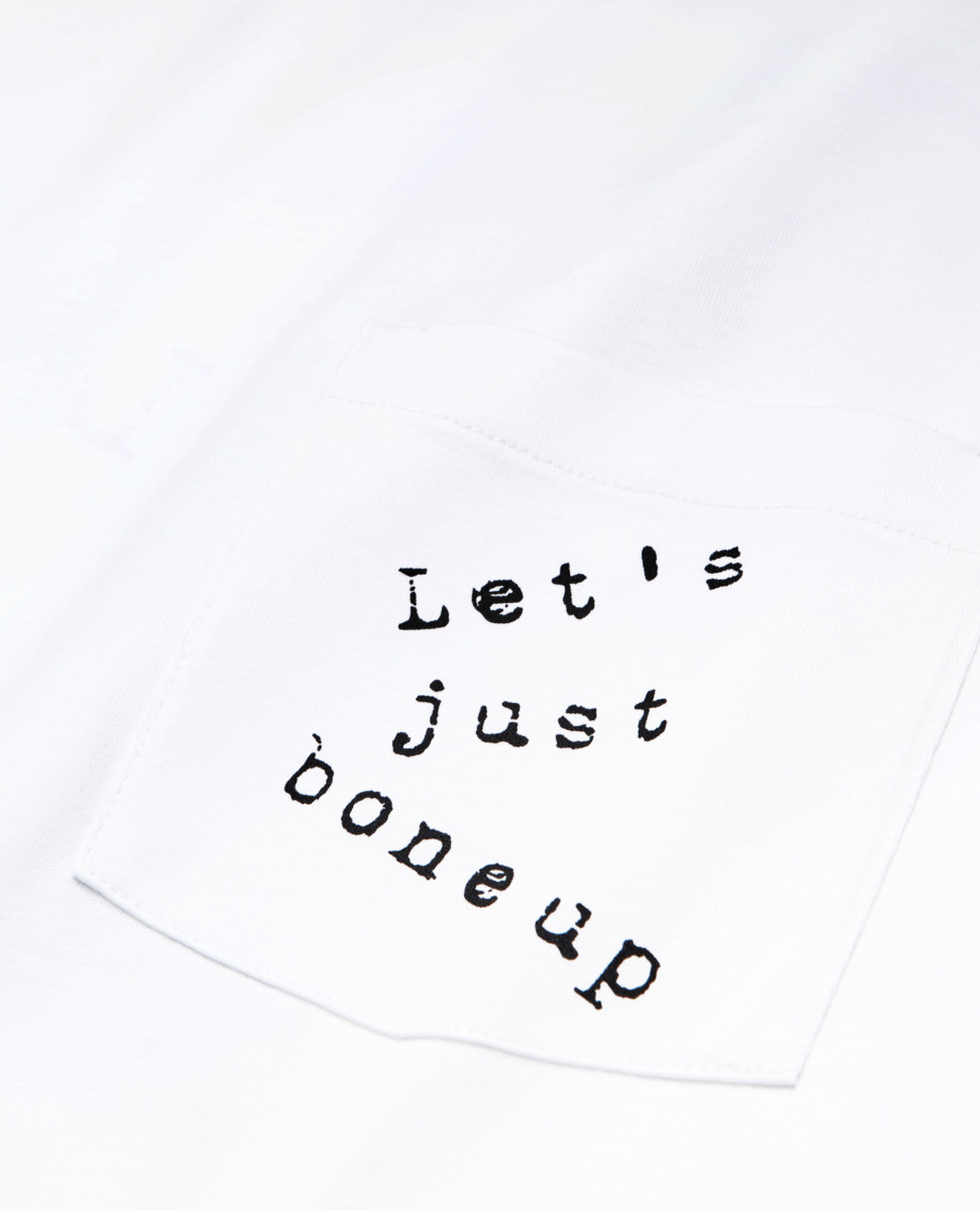 White screen print T-shirt, WHITE, hi-res image number null