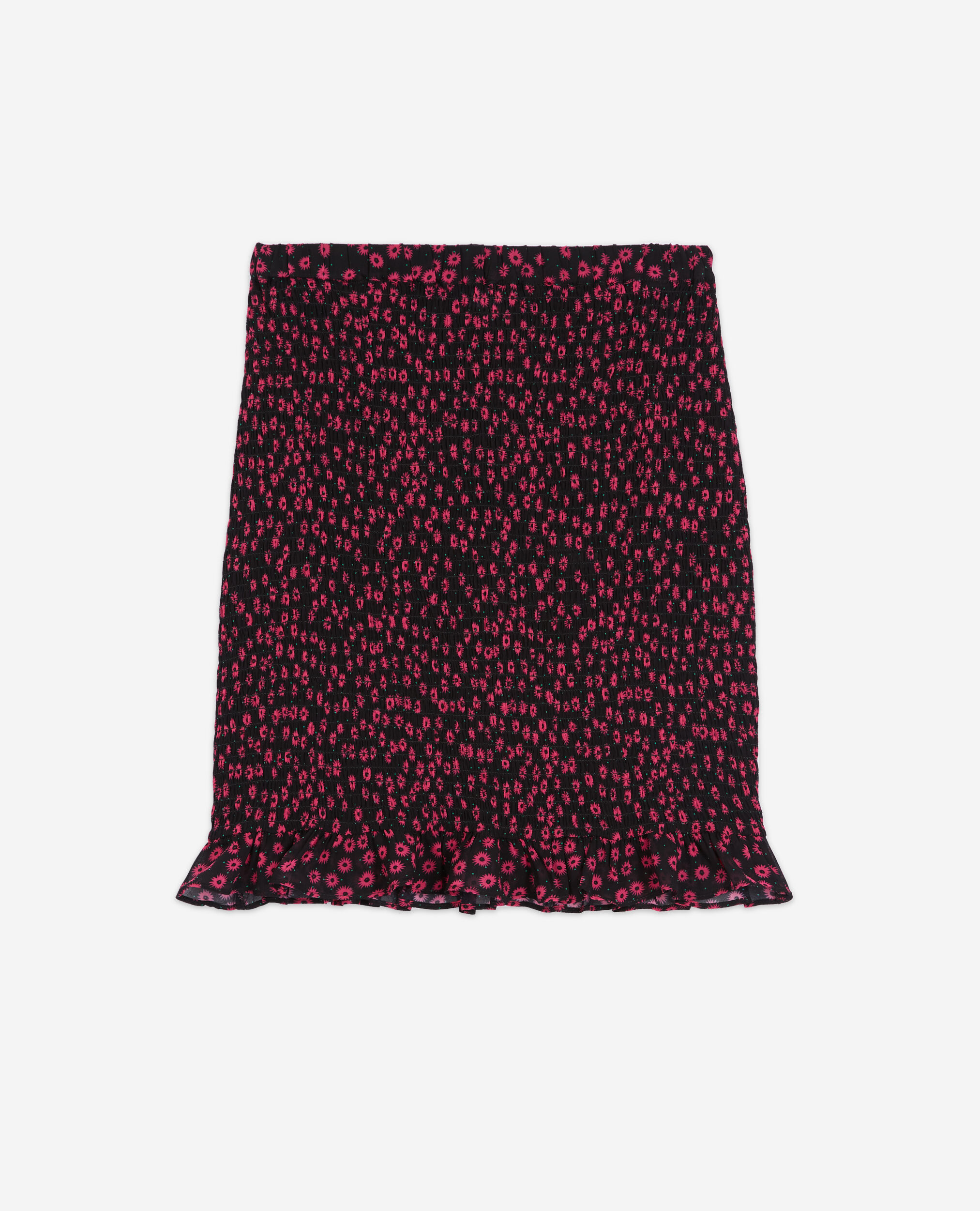 Short printed skirt, PINK, hi-res image number null