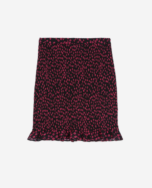 short printed skirt