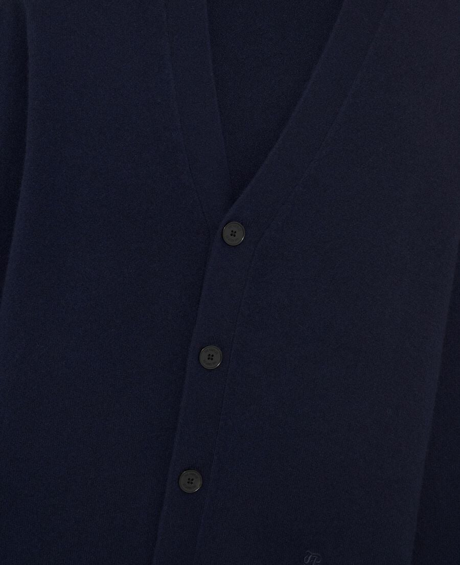 The Kooples MEN NAVY navy cashmere cardigan