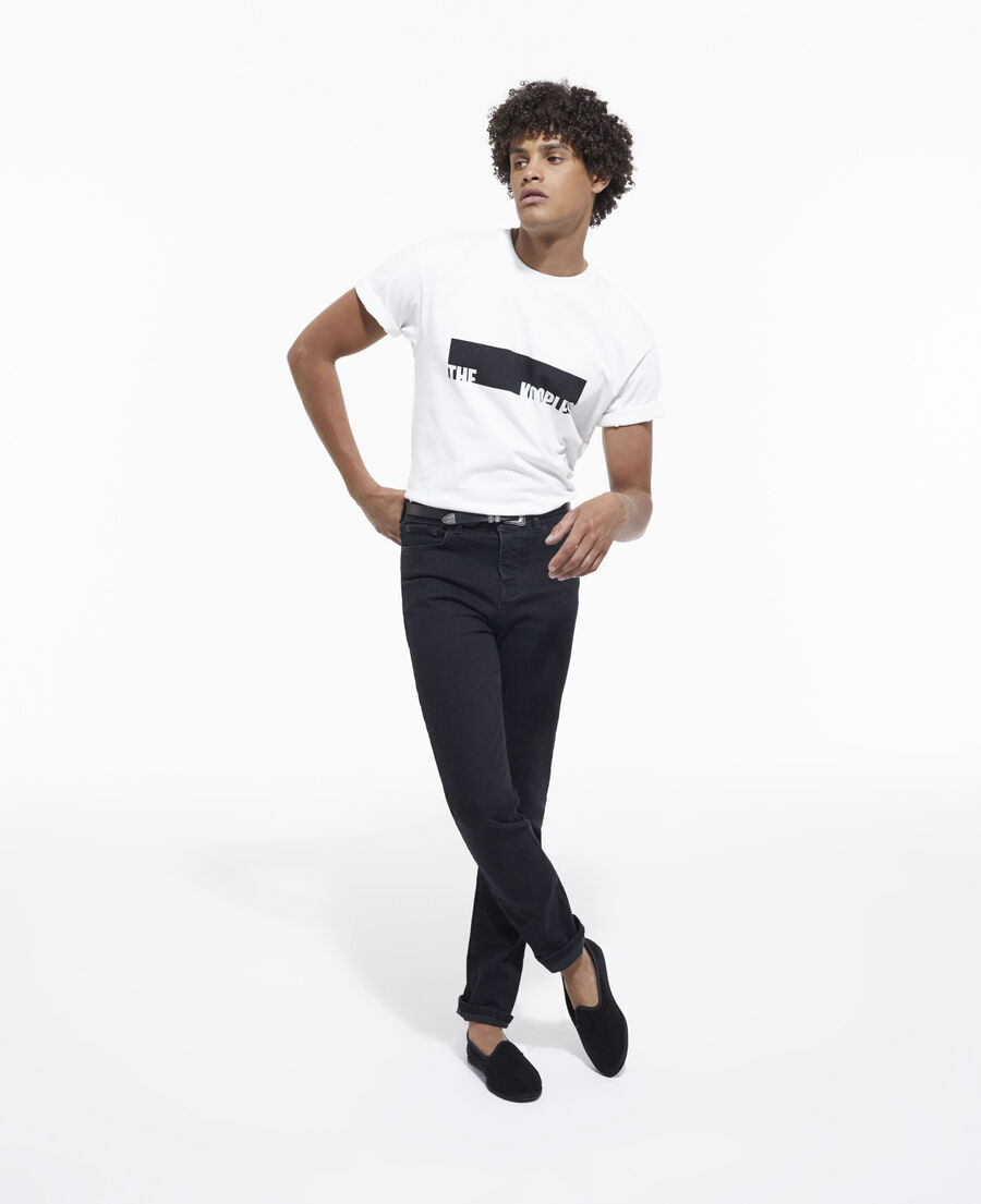 t-shirt sérigraphié blanc