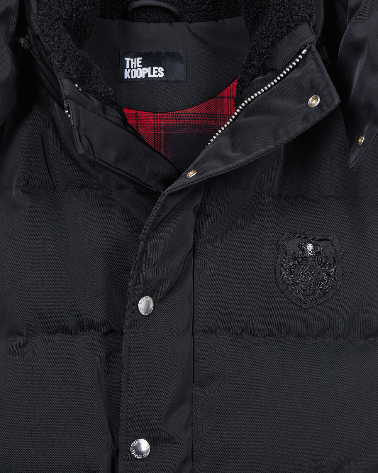 The Kooples HOMME BLACK doudoune sans manches noire