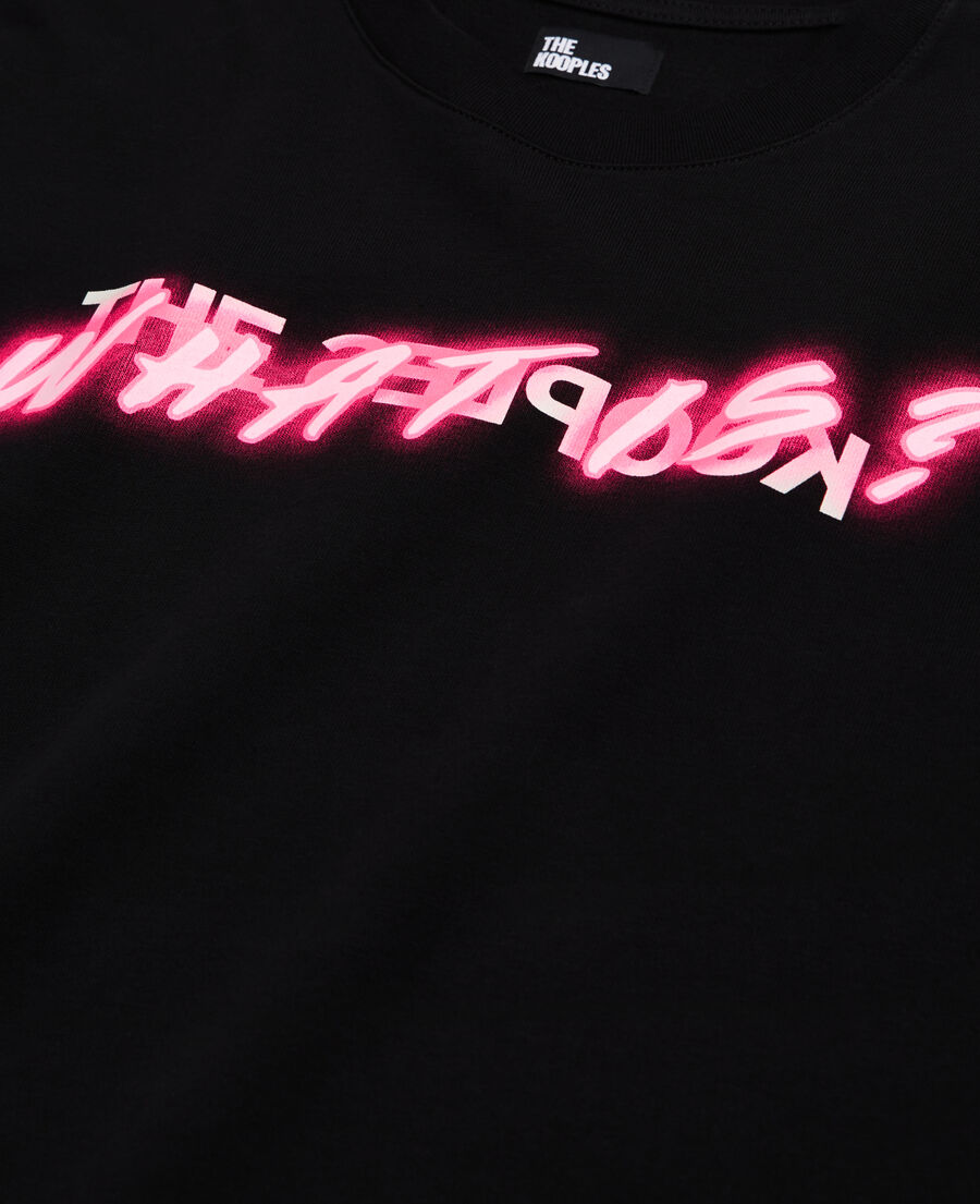 The Kooples H BLACK men's what is black t-shirt