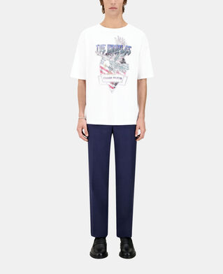 The Kooples HOMME WHITE t-shirt avec sérigraphie blanc