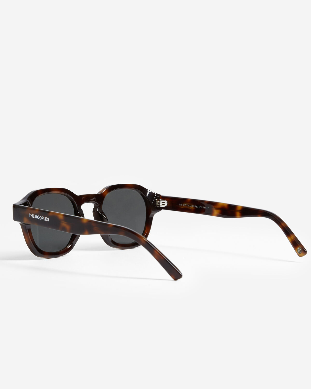 The Kooples WOMEN BROWN brown tortoiseshell sunglasses
