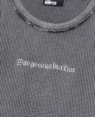 The Kooples FEMME BLACK WASHED d&eacute;bardeur avec s&eacute;rigraphie noir