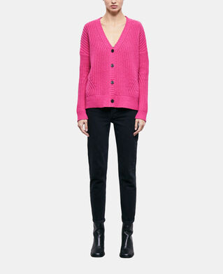 The Kooples DAMEN PINK rosa cardigan