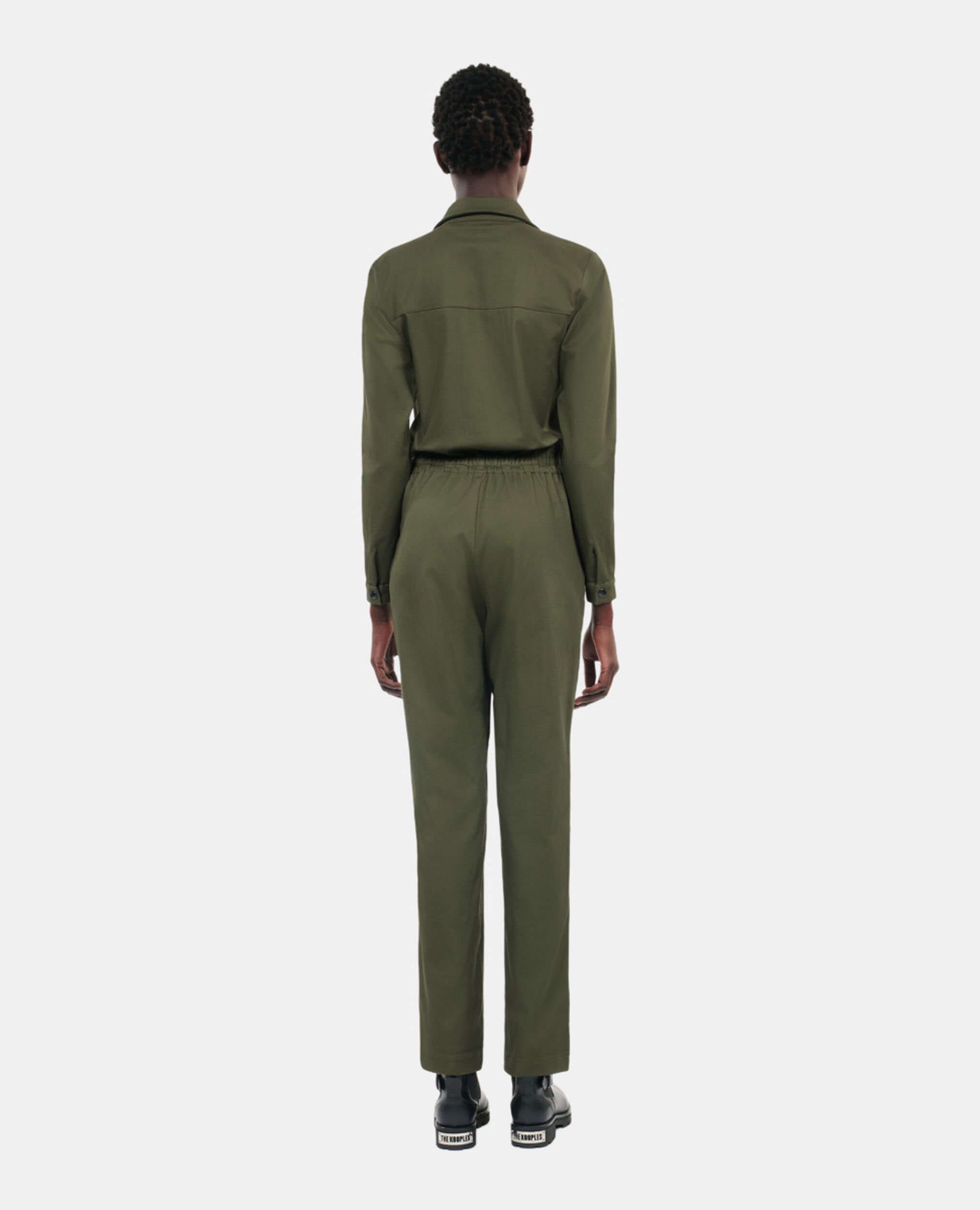 Khaki The Kooples x Carolina Ritzler jumpsuit, KAKI, hi-res image number null