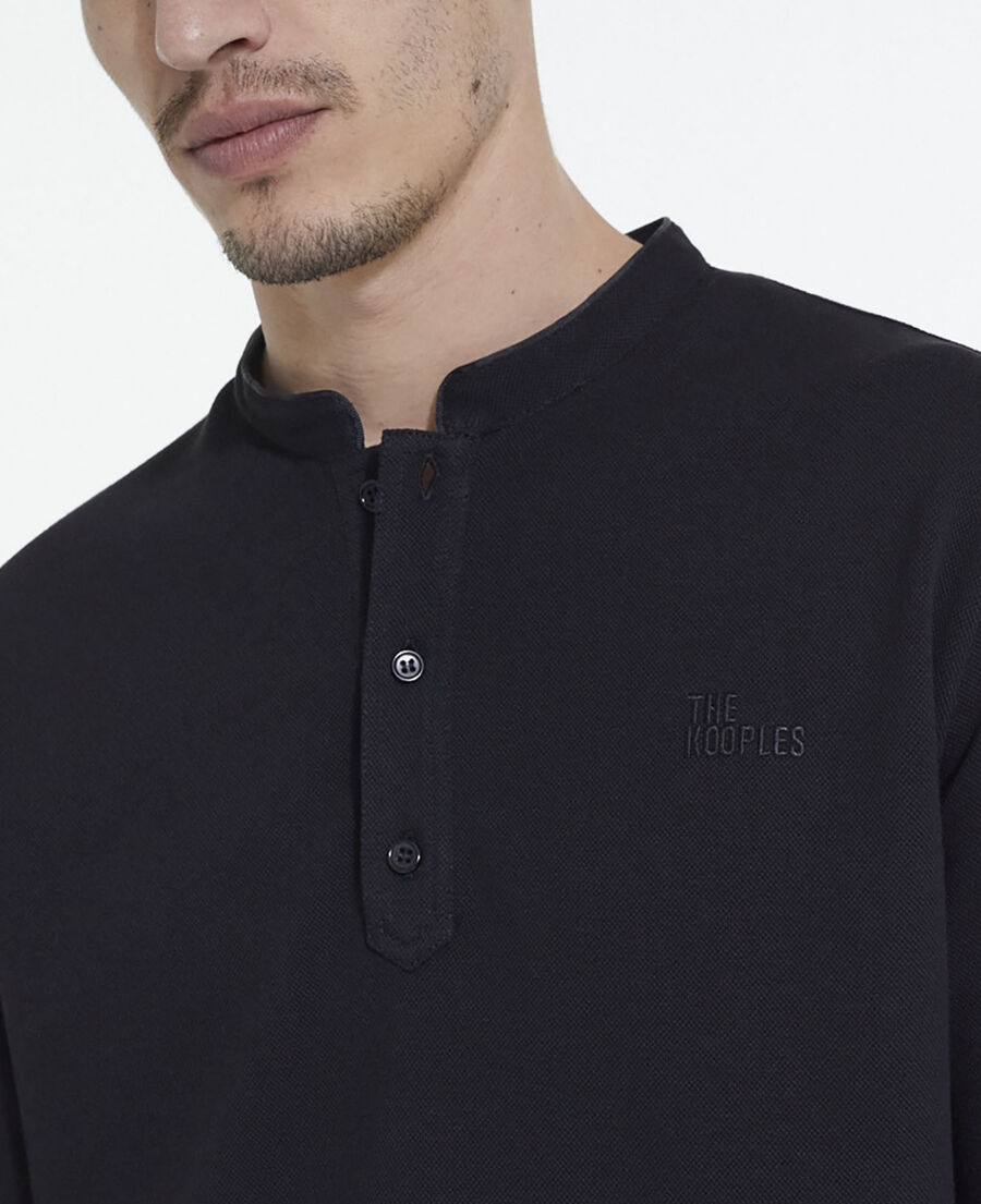 the kooples black logo polo