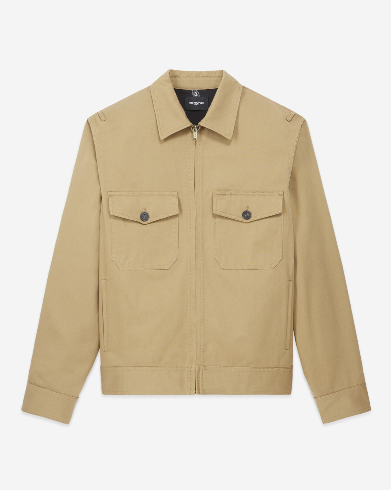 The Kooples HOMME BEIGE blouson en toile