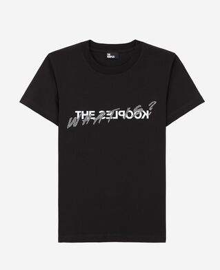 The Kooples DAMEN BLACK was ist t-shirt mit schwarzen strasssteinen