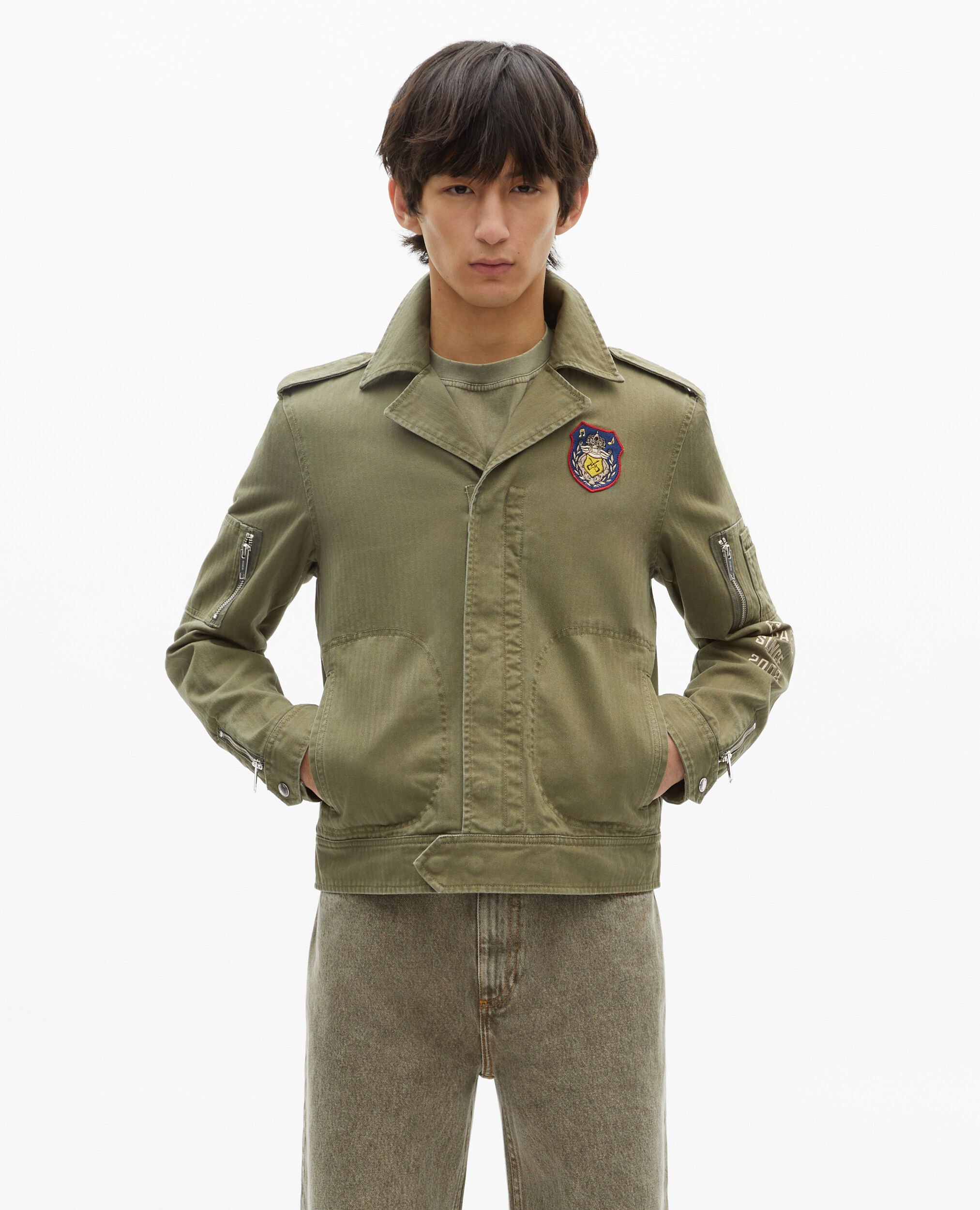 Blouson style officier kaki, KAKI, hi-res image number null