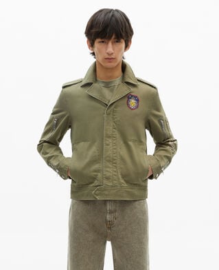 The Kooples HOMME KAKI blouson style officier kaki