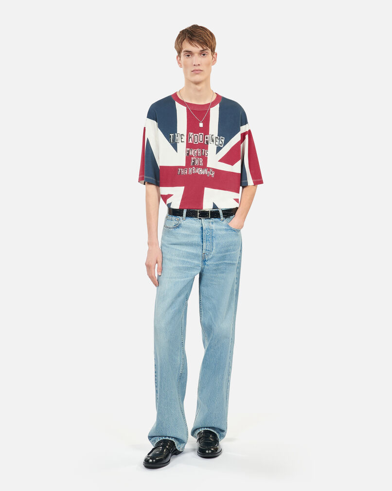 The Kooples HOMME RED t-shirt imprimé uk flag