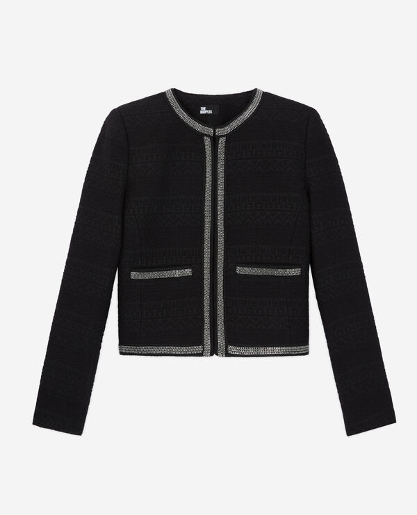 short black jacket