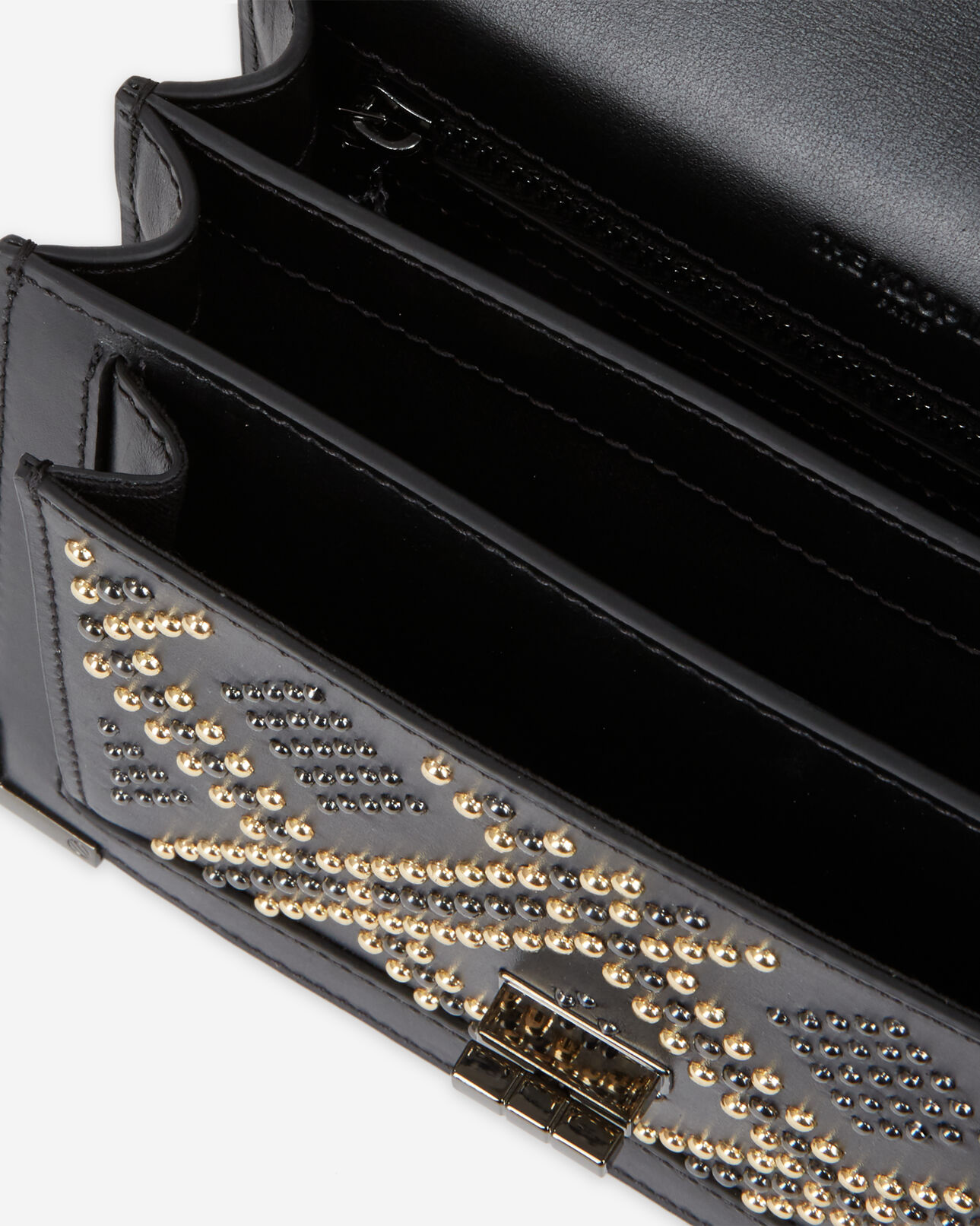 The Kooples FEMME BLACK sac emily small clouté