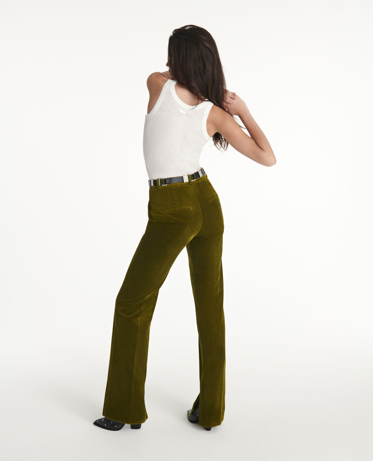 Women's corduroy pant suits best sale