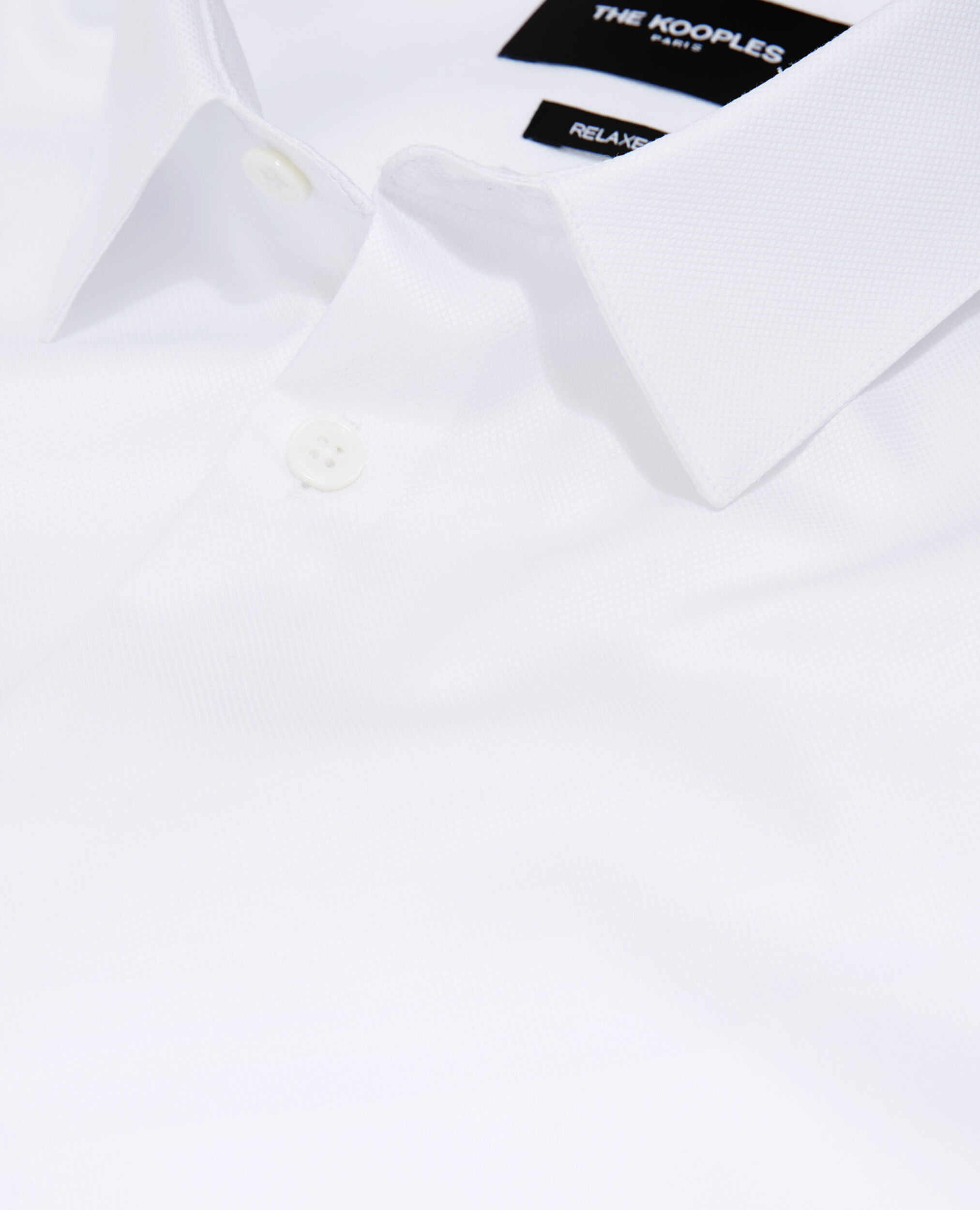 Shirt with Italian spread collar, WHITE, hi-res image number null