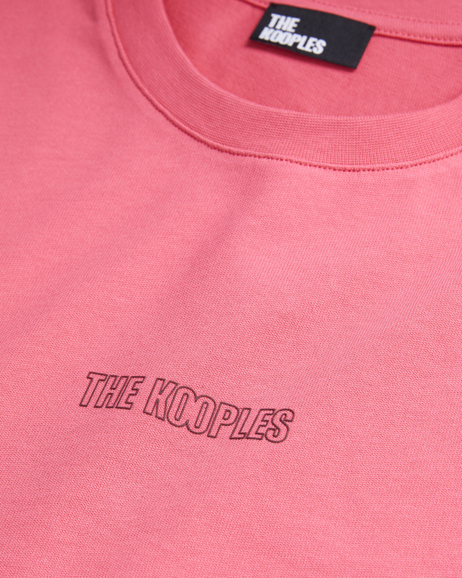 Men's pink t-shirt with logo, OLD PINK, hi-res image number null