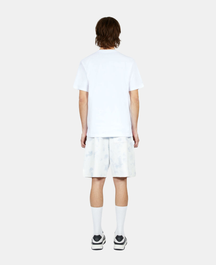The Kooples H WHITE white t-shirt with feather embroidery