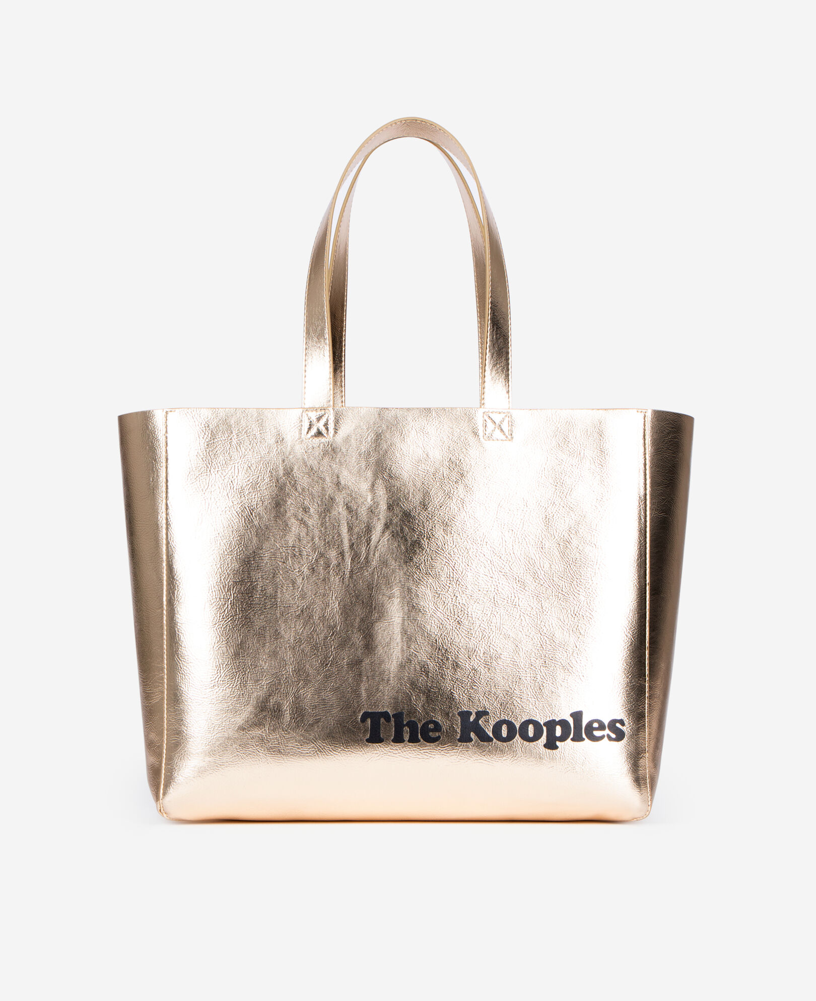 The Kooples FEMME ANTIC GOLD sac cabas effet cuir doré