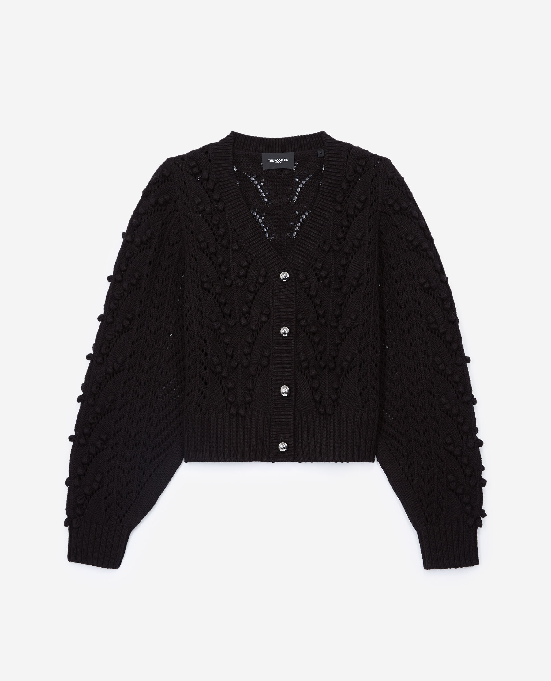 CROCHETED CARDIGAN WITH BUTTONS The Kooples