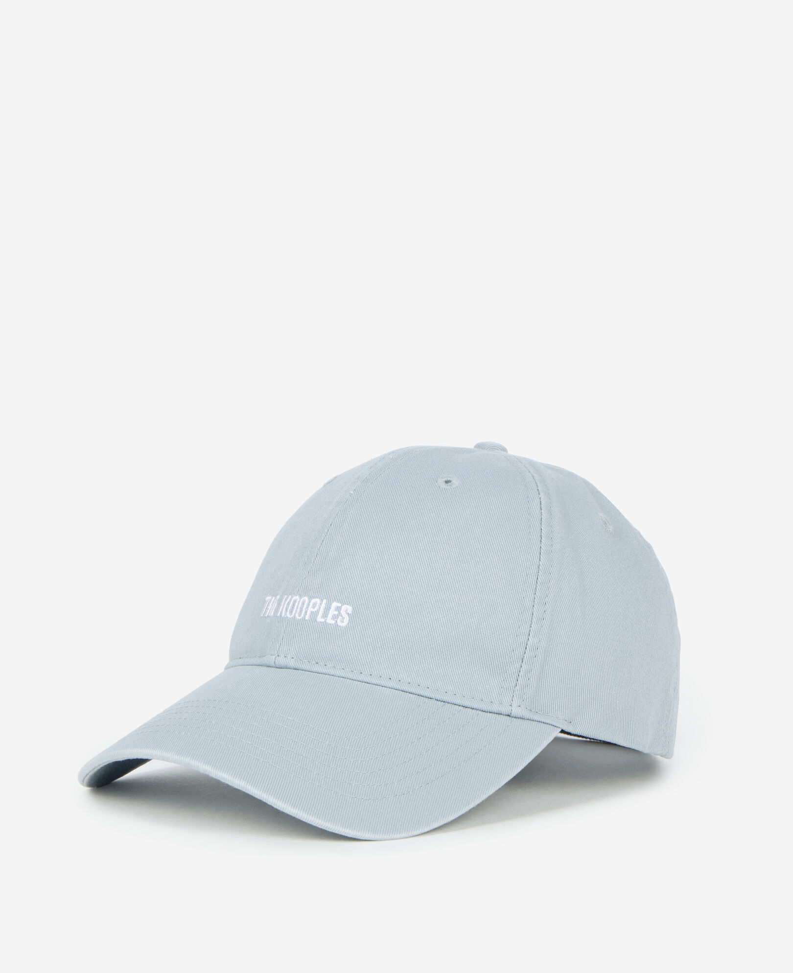 The Kooples MIXTA BLUE GREY gorra logotipo bordado azul