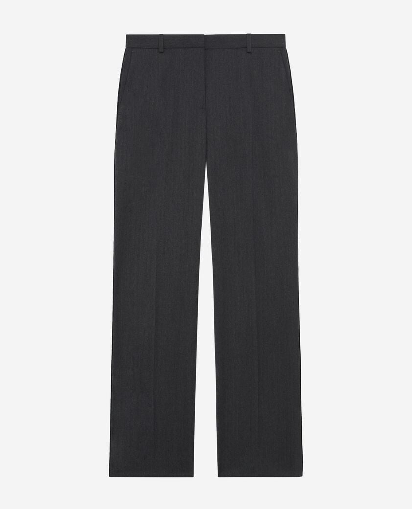 The Kooples DAMEN ANTHRACITE gerade geschnittene dunkelgraue hose
