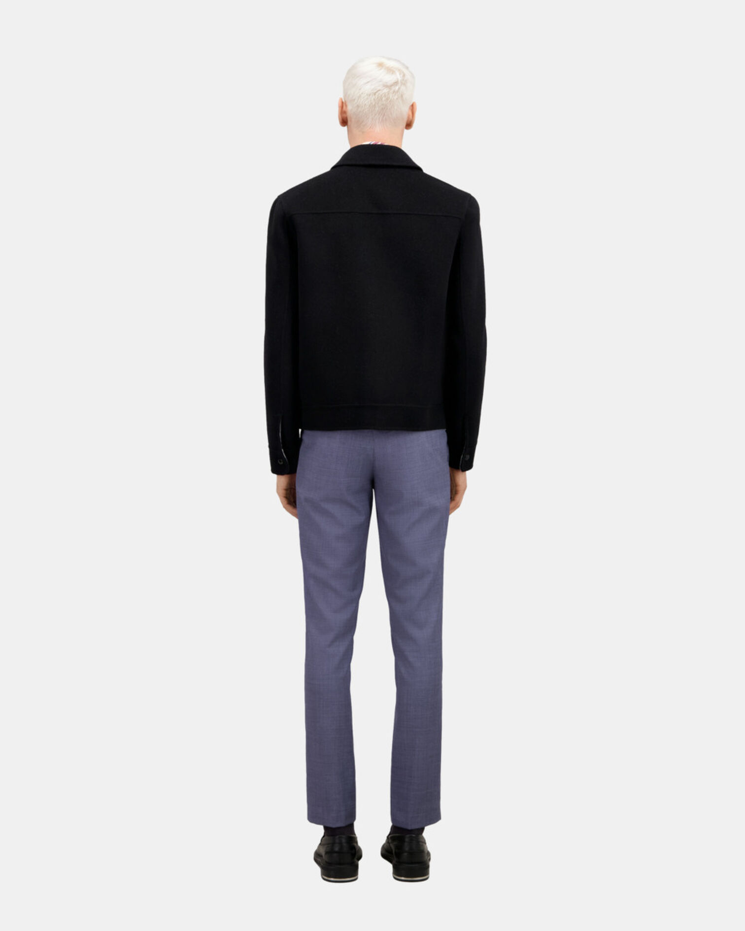 Blouson style surchemise noir, BLACK, hi-res image number null