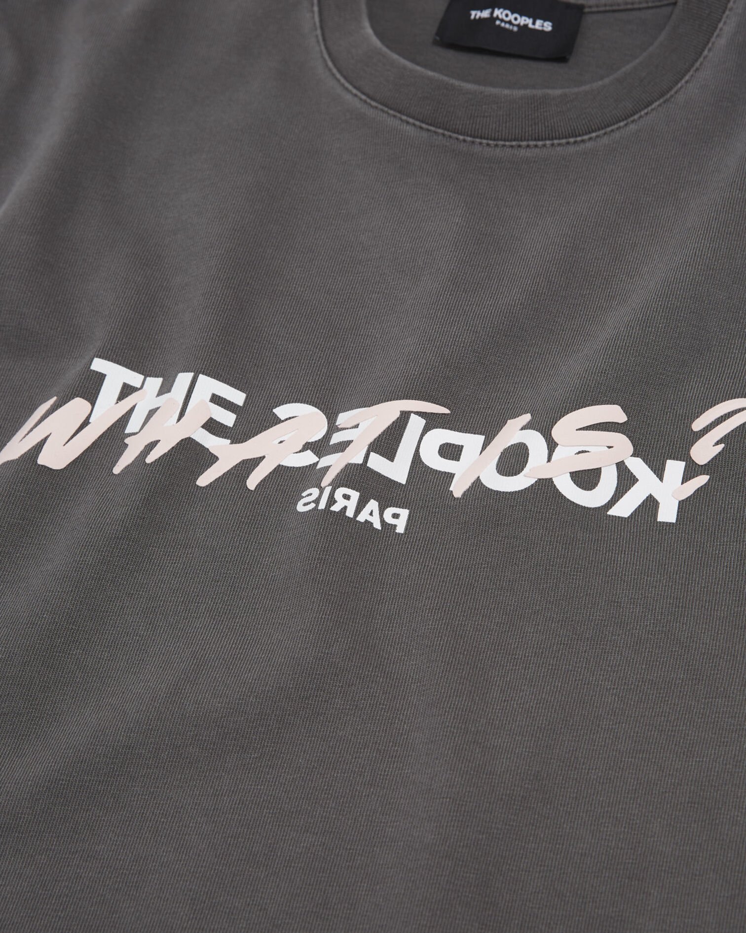 T-shirt gris clair imprimé what is, GREY, hi-res image number null